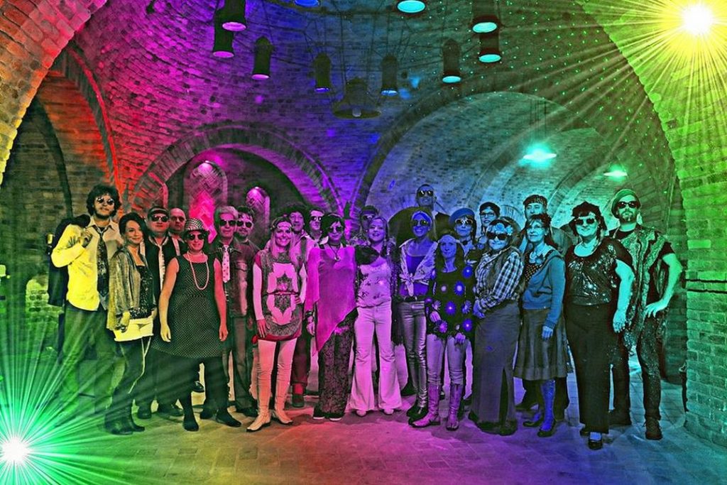 Emlék a forgatásról. Fotó: Pirkadat zenekar