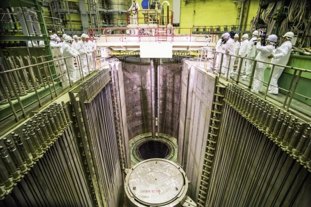 A Leningrádi Atomerőmű napokban hálózatra kapcsolt reaktora. Fotó: atomenergiainfo.hu
