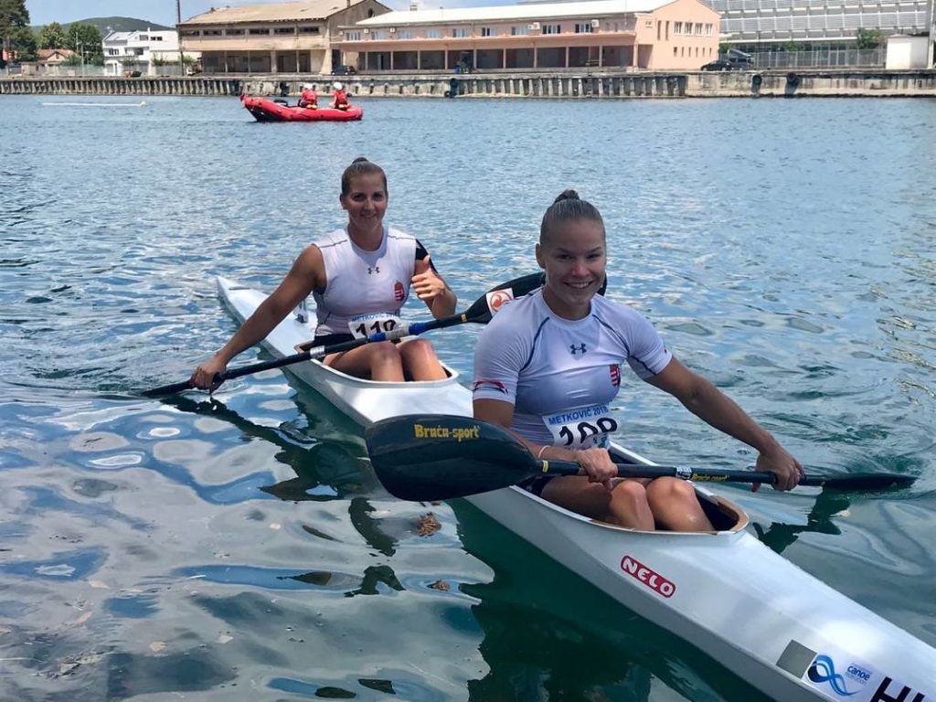 Kiszli Vanda és Mihalik Sára. Fotó: Magyar Kajak-Kenu Szövetség Facebook-oldala