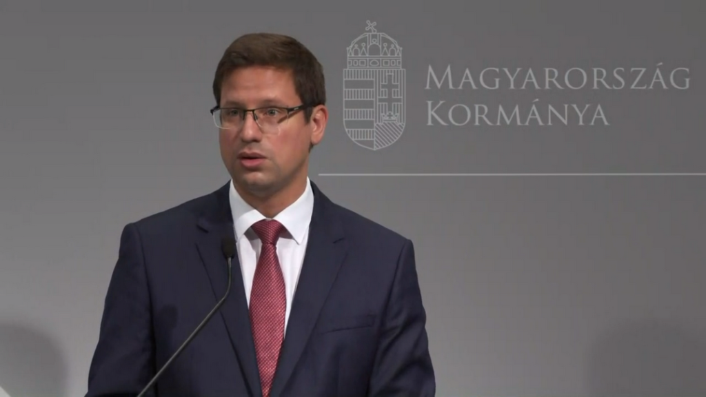 Gulyás Gergely, Miniszterelnökséget vezető miniszter. Fotó: Magyarország Kormánya Fb.-oldala