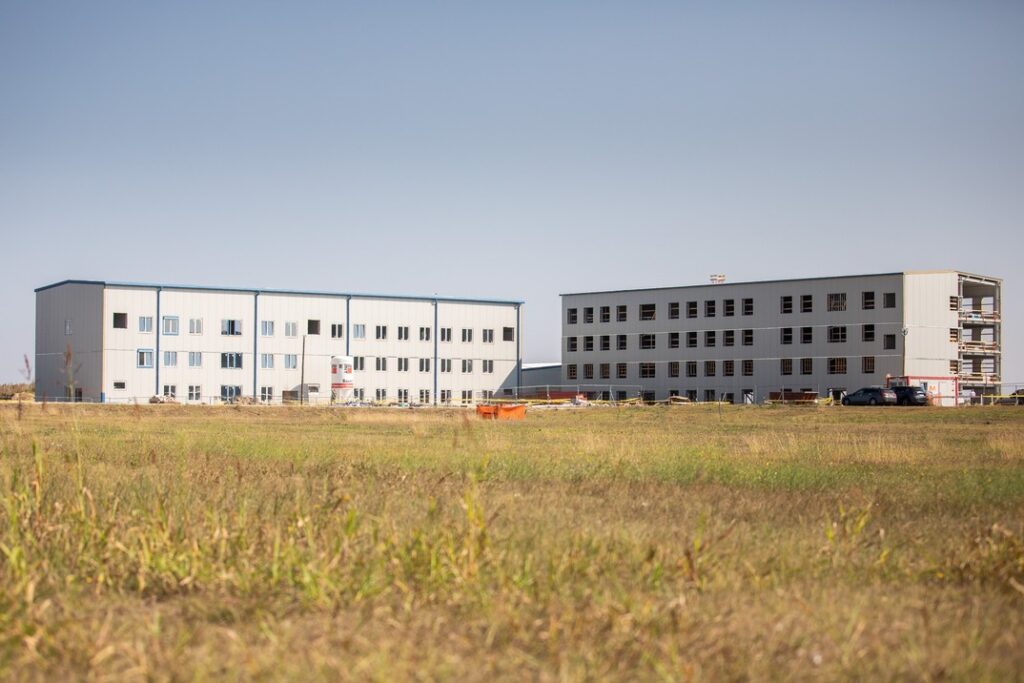 Fővállalkozói és megrendelői irodaépület. Fotó: Paks II. Zrt.