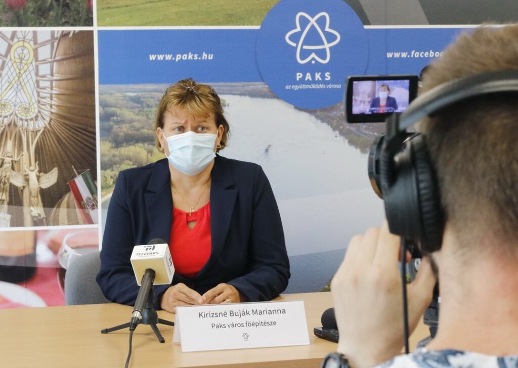 Kirizsné Buják Marianna városi főépítész. Fotó: Molnrá Gyula/Paksi Hírnök