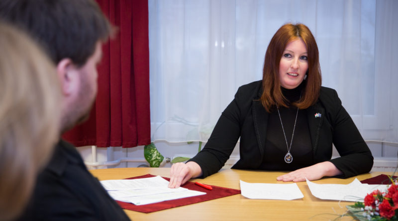 Heringes Anita sajtótájékoztatója. Fotó: Kövi Gergő/Paksi Hírnök