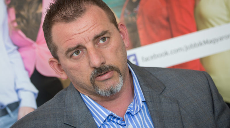Horváth Zoltán, a Jobbik paksi elnöke. Fotó: Kövi Gergő/Paksi Hírnök