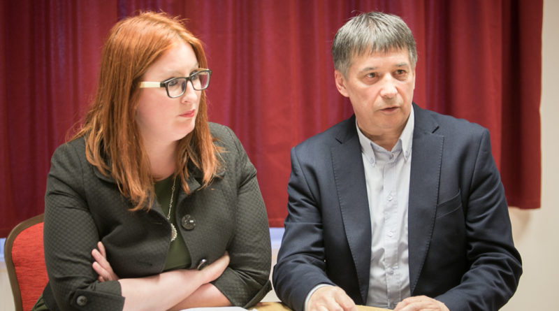 Heringes Anita és Mezősi Árpád. Fotó: Kövi Gergő/Paksi Hírnök