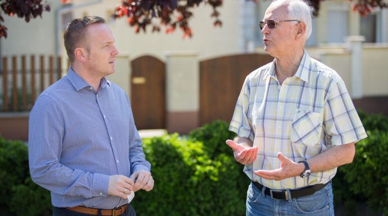 Szabó Péter és Bagdy László. Fotó: Kövi Gergő/Paksi Hírnök