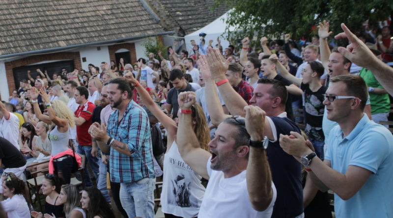 A Magyarország–Izland meccsel hangoltak a fesztiválra. Fotó: Molnár Gyula/Paksi Hírnök