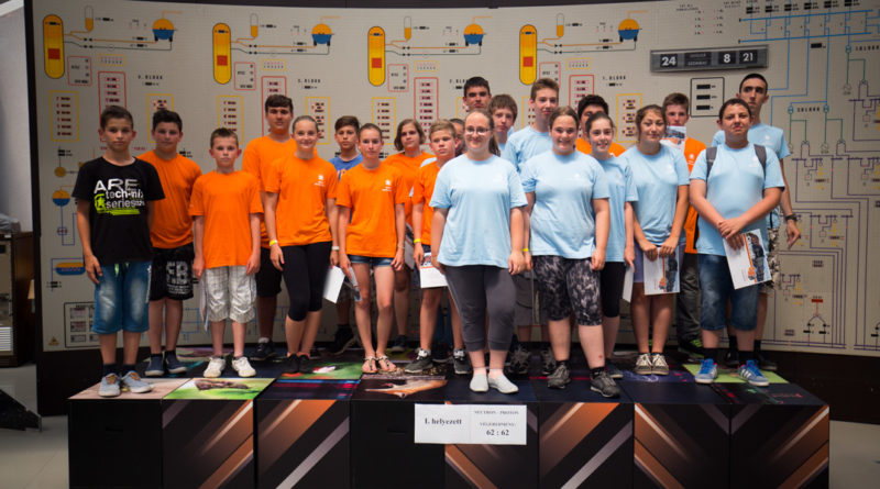 Táborozók az Atomenergetikai Múzeumban. Fotó: Kövi Gergő/Paksi Hírnök