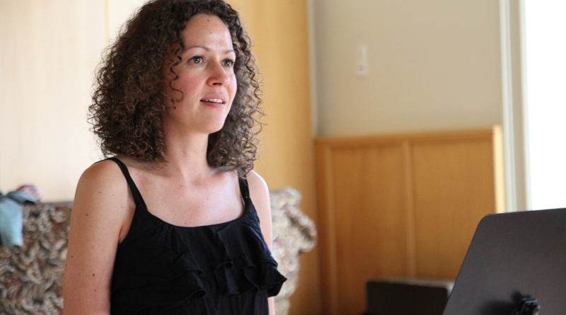 Ujházy Krisztina. Fotó: Vida Tünde/Paksi Hírnök