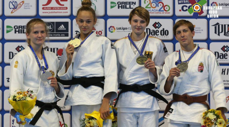 Pupp Réka bronzérmes Malagában. Fotó: European Judo Union