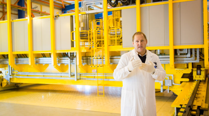 A Kiégett Kazetták Átmeneti Tárolója. Fotó: Kövi Gergő/Paksi Hírnök