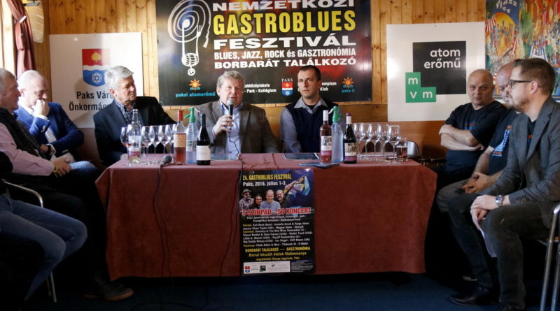 Gastroblues-lemezbemutató. Fotó: Molnár Gyula/Paksi Hírnök