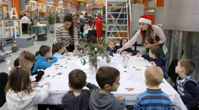 Ovis karácsony az Atomenergetikai Múzeumban. Fotó: Molnár Gyula/Paksi Hírnök