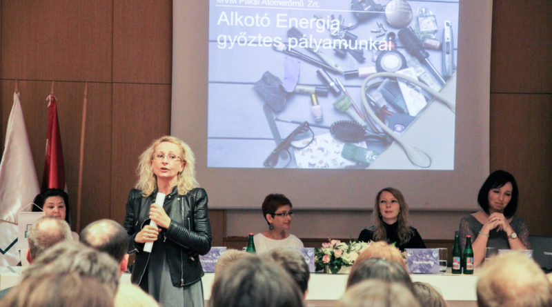 Kihirdették az Alkotó Energia győzteseit. Fotó: Vida Tünde/Paksi Hírnök