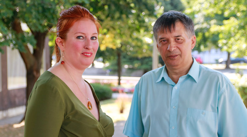 Heringes Anita és Mezősi Árpád. Fotó: Molnár Gyula /Paksi Hírnök