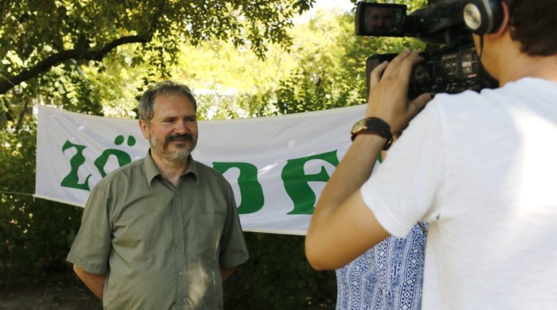 Medveczki Zoltán polgármesterjelölt. Fotó: Molnár Gyula/Paksi Hírnök