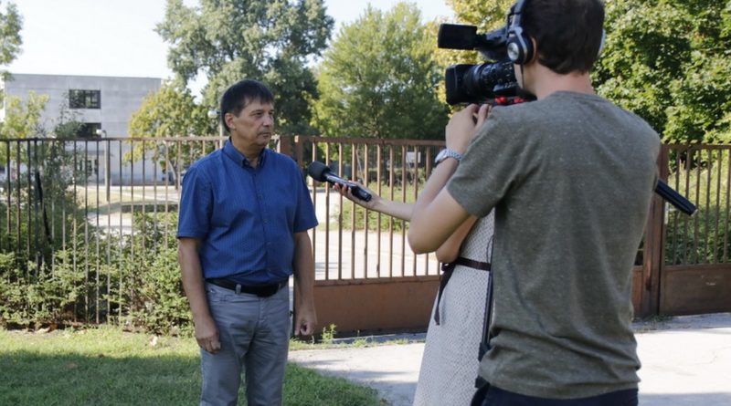 Mezősi Árpád polgármesterjelölt. Fotó: Molnár Gyula/Paksi Hírnök