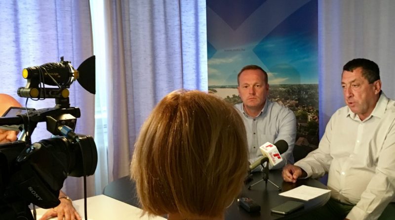 Sajtótájékoztató a Városházán. Fotó: Vida Tünde/Paksi Hírnök