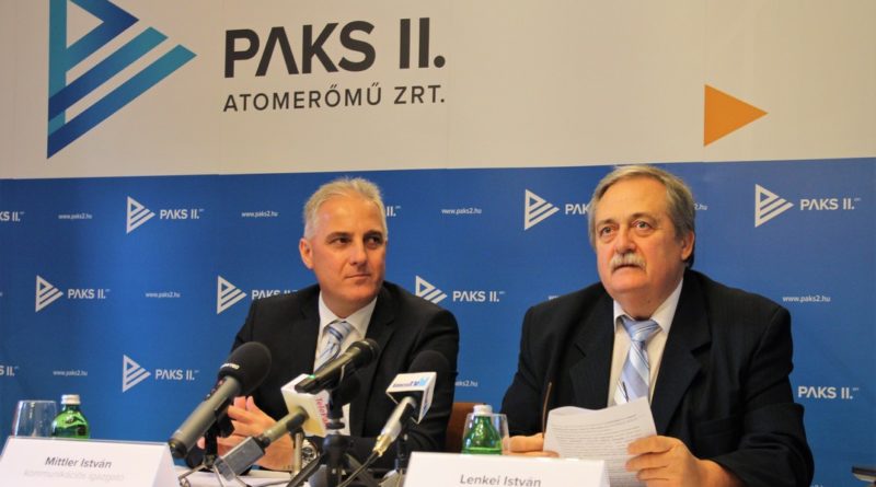Lenkei István (jobbról) és Mittler István a sajtótájékoztatón. Fotó: Vida Tünde