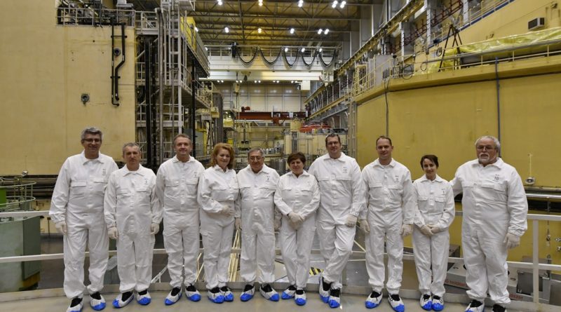 A TEIT delegációja az atomerőműben. Fotó: Bodajki Ákos/Paksi Atomerőmű