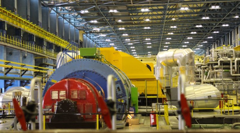 A Paksi Atomerőmű turbinacsarnoka. Fotó: Vida Tünde