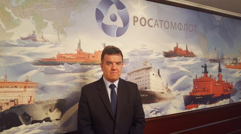 Leber Ferenc a Roszatom murmanszki leányvállalatánál. Fotó: Magánarchívum