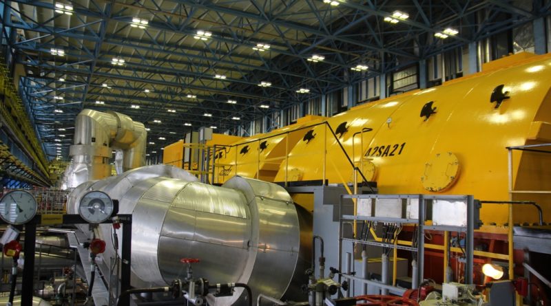 Az atomerőmű egyik turbinája. Fotó: Vida Tünde