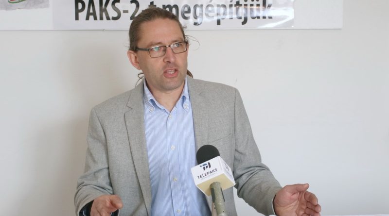 Bencze János, a Jobbik Magyarországért Mozgalom országgyűlési képviselőjelöltje. Fotó: Molnár Gyula/Paksi Hírnök