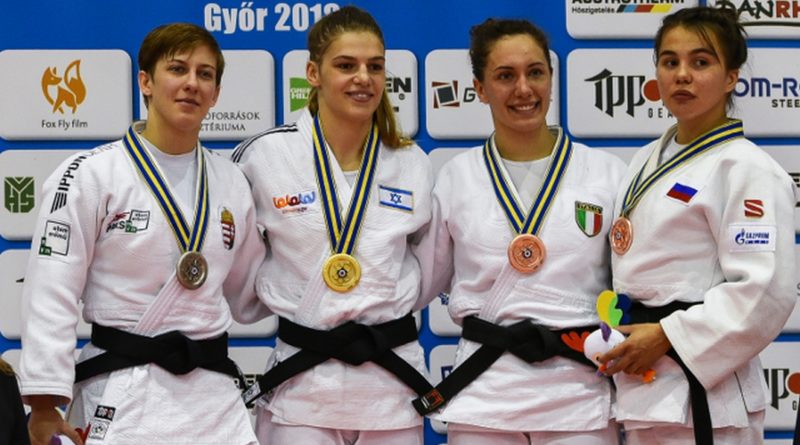 Pupp Réka, az Atomerőmű SE sportolója (b.). Fotó: judoinfo.hu