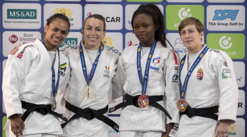 Pupp Réka (j.) bronzérmes lett Hágában. Fotó: judo.ase.hu