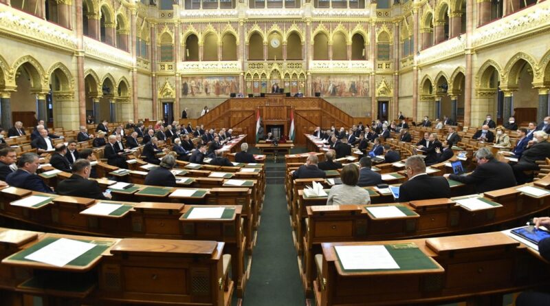 Az Országgyűlés mai plenáris ülése. Fotó: Máthé Zoltán / MTI