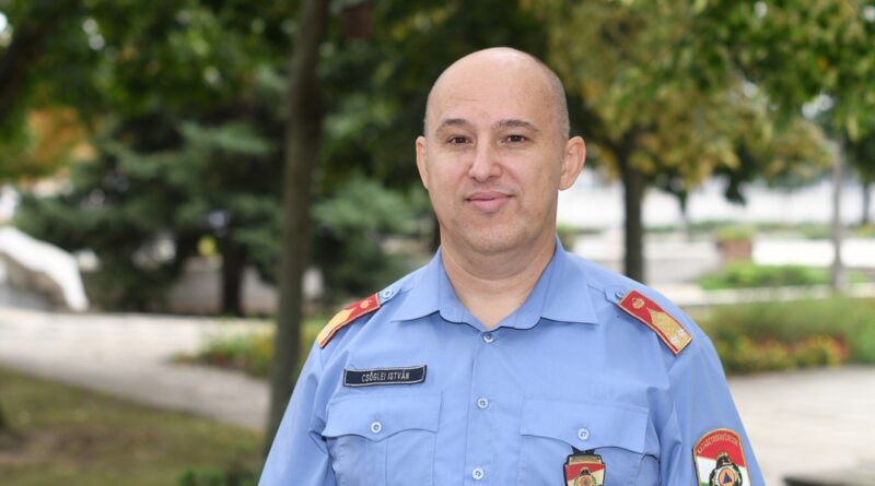 Csőglei István. Fotó: Szaffenauer Ferenc/Paksi Hírnök