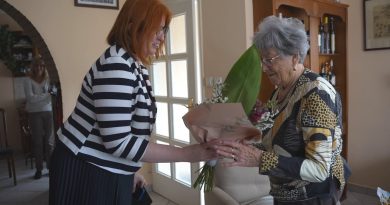 Kilencven éves sportolói példaképet köszöntöttek