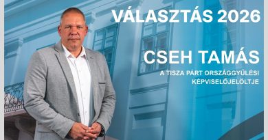 Választás 2026 – Cseh Tamás a Tisza Párt országgyűlési képviselőjelöltje