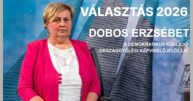 Választás 2026 – Dobos Erzsébet a Demokratikus Koalíció országgyűlési képviselőjelöltje
