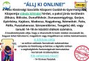 Fiatalokat szólít meg az „Állj ki online!” kampány Fiatalokat szólít meg az „Állj ki online!” kampány