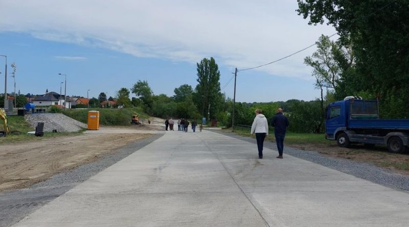 Elkészült a csónaklerakóhoz vezető út