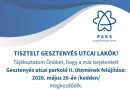 Tájékoztató a Gesztenyés utcai lakóknak Tájékoztató a Gesztenyés utcai lakóknak