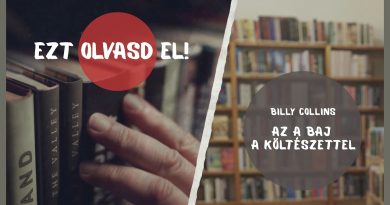 EZT OLVASD EL! – Billy Collins: Az a baj a költészettel