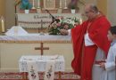 Kézzel készült stóla a templom jubileumára