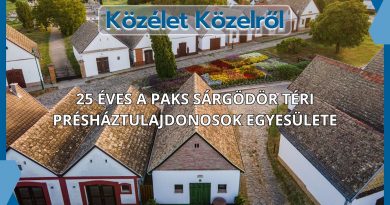 Közélet Közelről –2026.06.12. – 25 éves a Paks Sárgödör téri Présháztulajdonosok Egyesülete