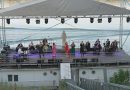 A Cotton Club Singers koncertezett a víziszínpadon