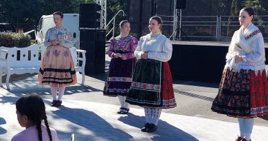 Népviseleti bemutató is volt a művészeti korzón Népviseleti bemutató is volt a művészeti korzón