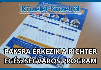 Közélet Közelről – 2026.09.04. – Paksra érkezik a Richter Egészségváros Program Közélet Közelről – 2026.09.04. – Paksra érkezik a Richter Egészségváros Program