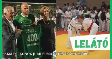 Lelátó – 2026.10.06. – Témák: Paksi FC ikonok jubileuma & Judo diákolimpia